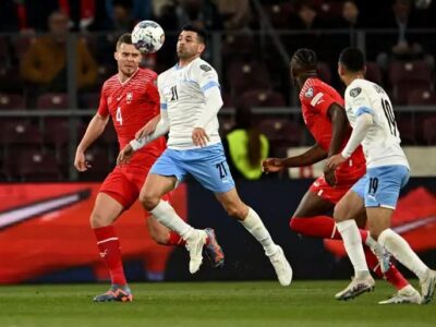 Israel busca empate e impede Suíça de confirmar vaga na Eurocopa