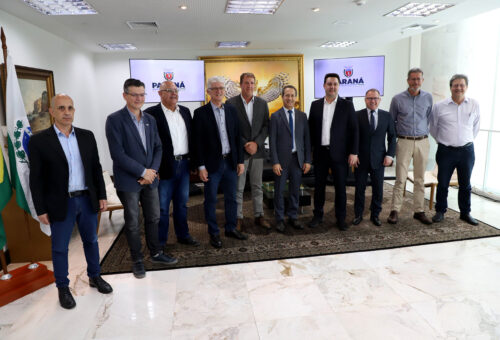 Governador apresenta Nova Ferroeste a catarinenses que estão investindo no Paraná