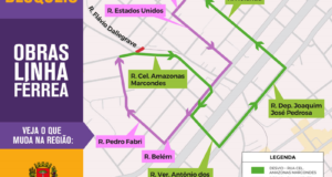 Passagens em nível no Ahú e Boa Vista terão bloqueios para manutenção de linha férrea