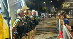 Com policiamento reforçado, Carnaval do Litoral teve redução de 44% nos roubos