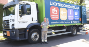 Caminhão do lixo tóxico chega ao Terminal Fazendinha nesta sexta-feira